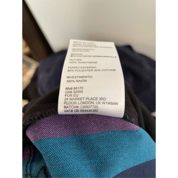 Urban Outfitters Womens Della Striped Tapered 2 Grunge Punk High Rise Pleat Fron - Picture 6 of 6